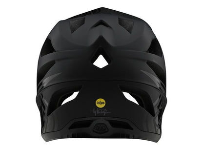 Troy Lee Designs Stage Full Face Helmet with MIPS - Stealth - Midnight-Black
