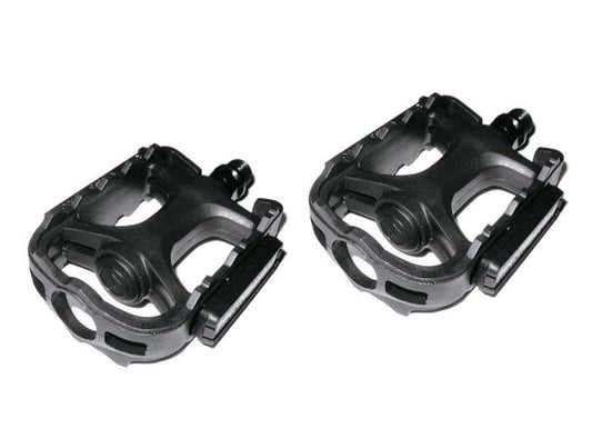 Ultracycle ATB Resin Platform Pedals - 1/2" - Black Black 1/2" 
