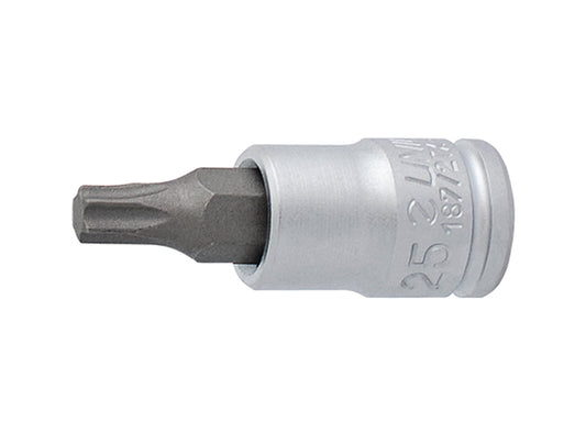 Unior 1/4" Drive Torx Bit - 187/2TX - Silver Silver T10 