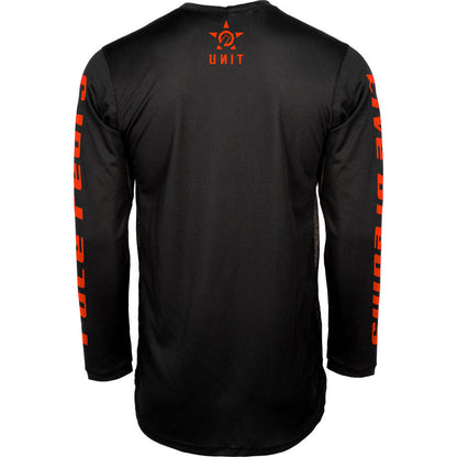 Unit Face Fears Long Sleeve MTB Jersey - Black