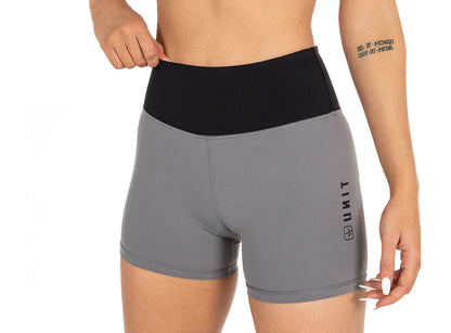 Unit Tempo Mini Active Short - Womens - Gray Gray 6/2XS 