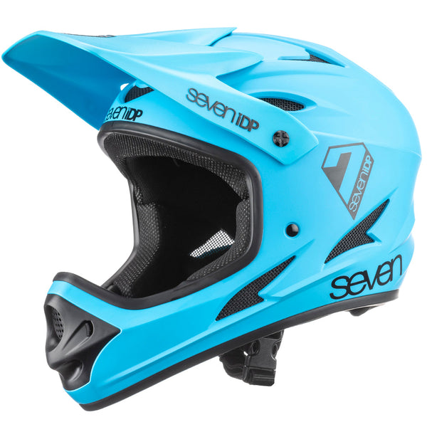 7 iDP M1 Full Face Helmet - Matt Blue – Planet Cyclery