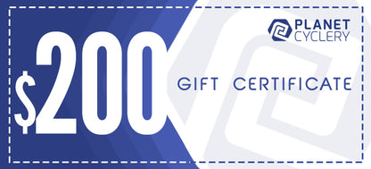 Planet Cyclery E-Gift Certificate