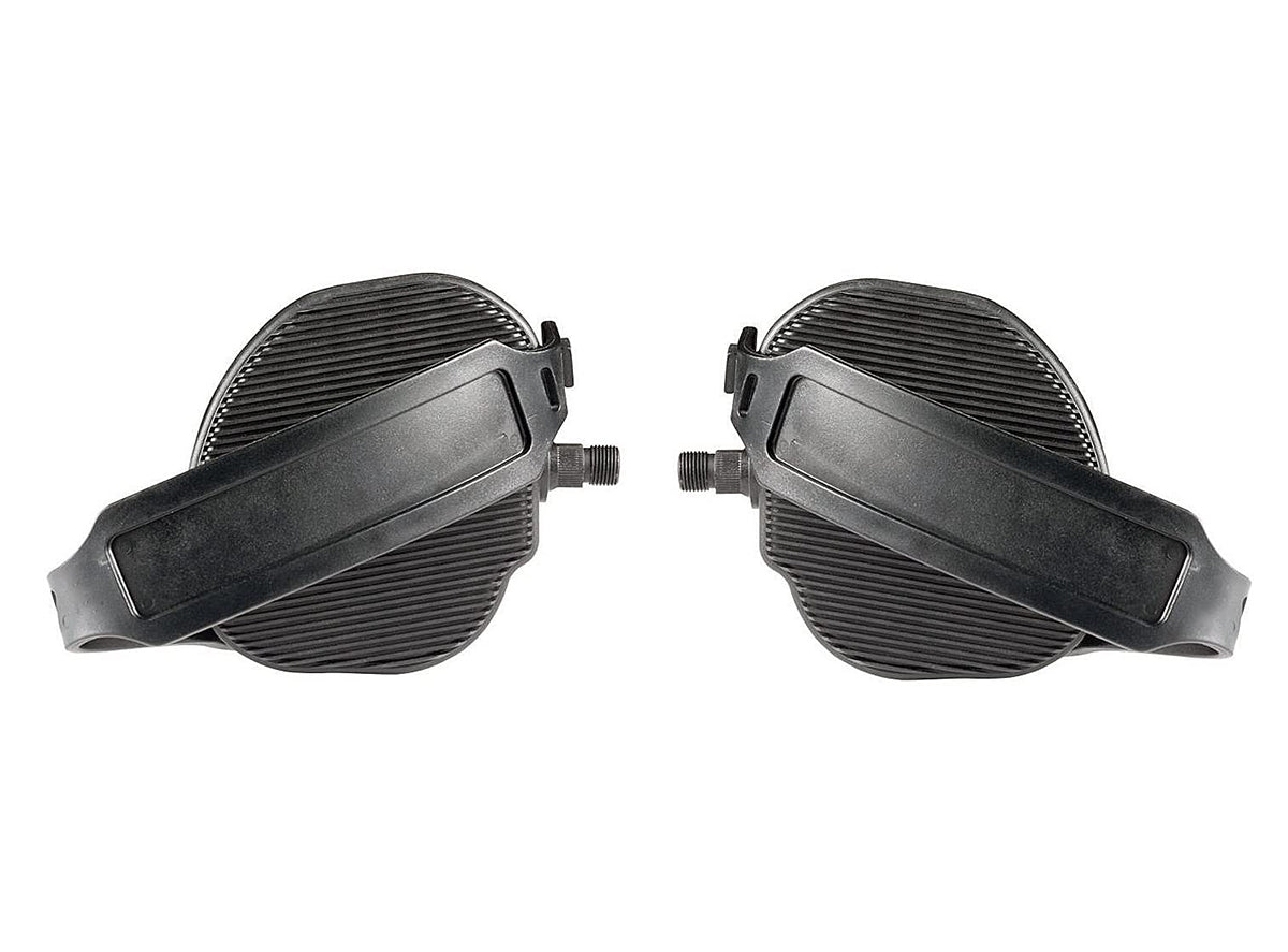 VP Exercise Triple Retension Pedals - Black Black  