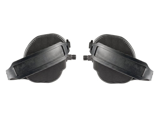 VP Exercise Triple Retension Pedals - Black Black  