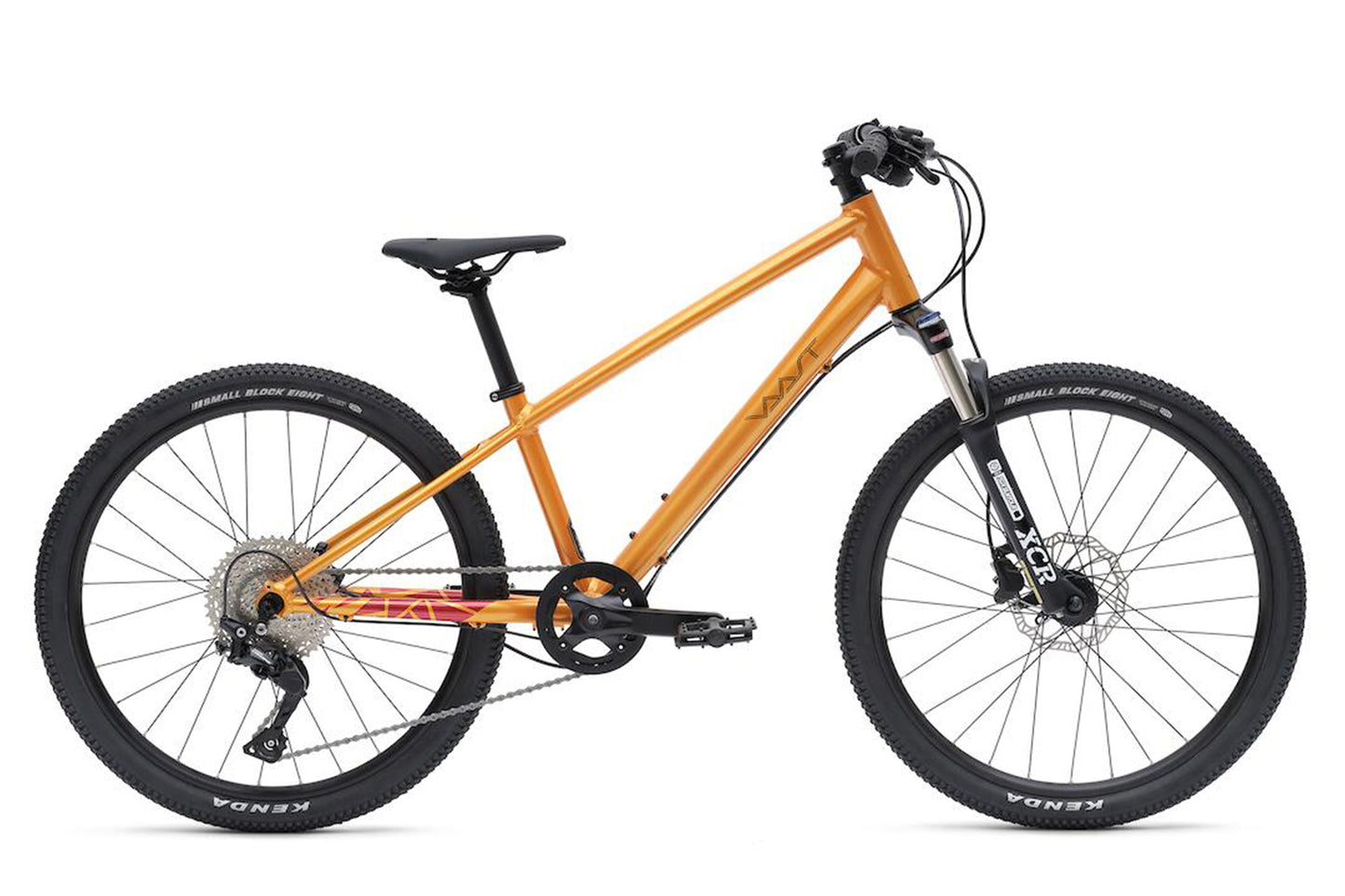 Vaast Bikes Y/1 Mountain 24" Kids Bike - Gloss Orange