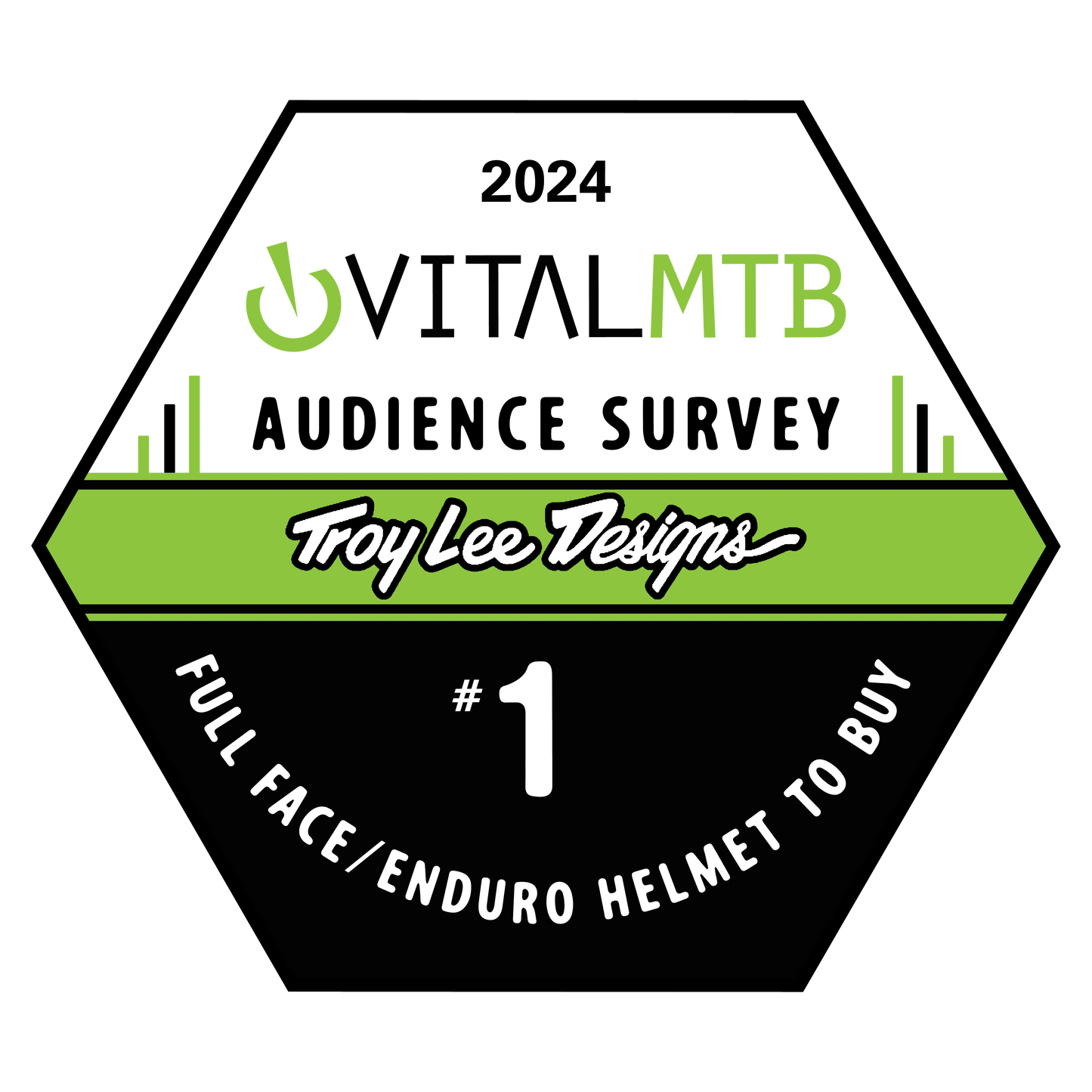 Troy Lee Designs D4 Polyacrylite Full Face Helmet - Fifty-50 - Navy-Glo Yellow