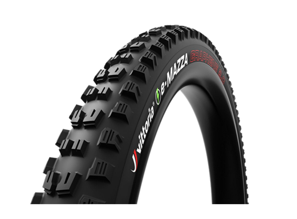 Vittoria E-Mazza G2.0 27.5" Electric Bike Enduro Tire Black 2.4" (G2.0)Graphene 2.0 Compound - TNT Tubeless Ready
