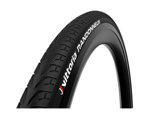Vittoria Randonneur G2.0 26" Wire Road Tire - Black Black 1.75" 