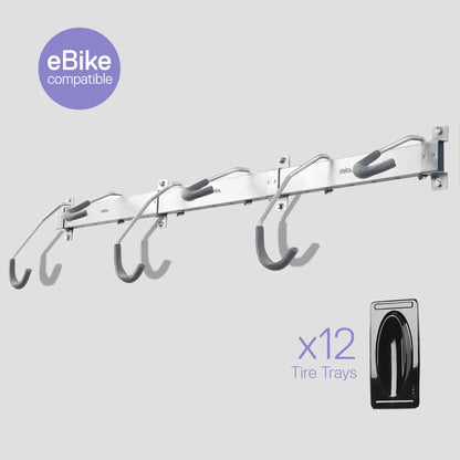 Delta Heavy Duty Rail Rack - 6 Bike