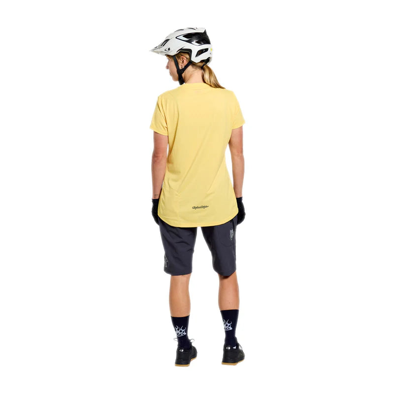 Troy Lee Designs Lilium Pro Short Sleeve MTB Jersey - Womens - Butter