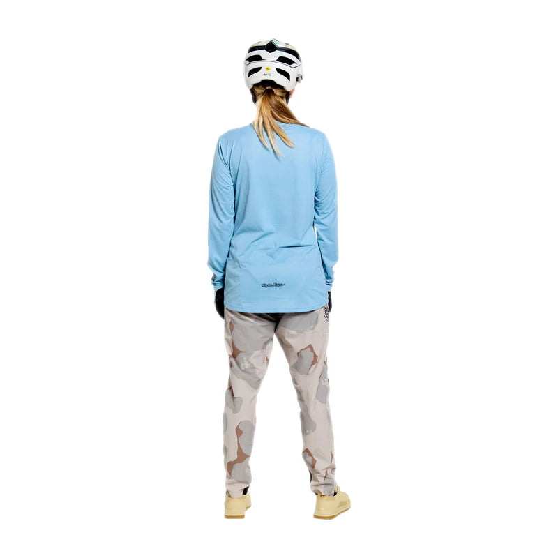 Troy Lee Designs Lilium Pro Long Sleeve MTB Jersey - Womens - Dawn Blue