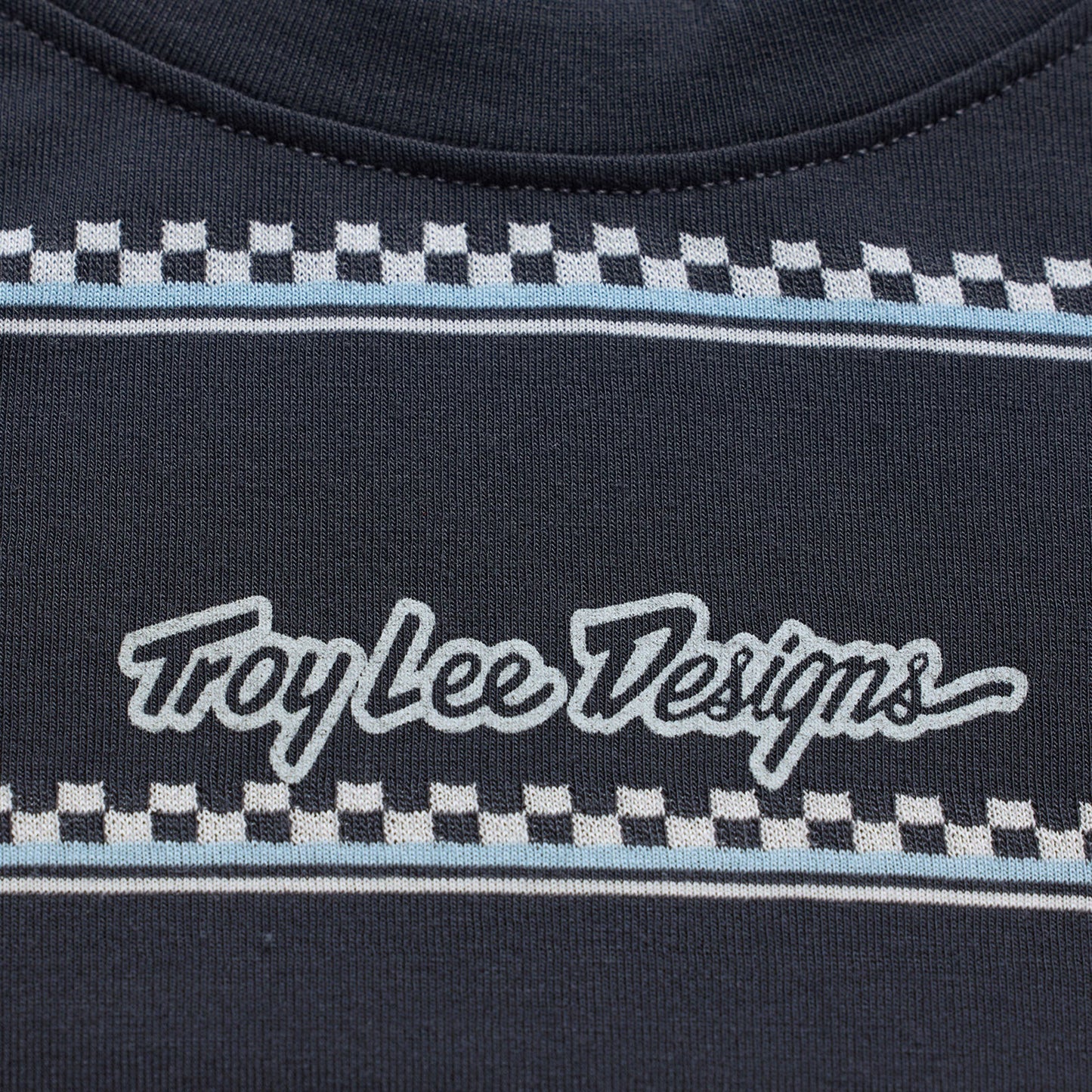 Troy Lee Designs Lilium Short Sleeve Ride Tee - Womens - Checked Out - Carbon