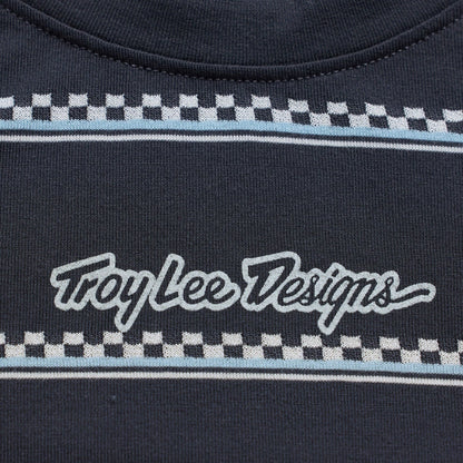 Troy Lee Designs Lilium Short Sleeve Ride Tee - Womens - Checked Out - Carbon
