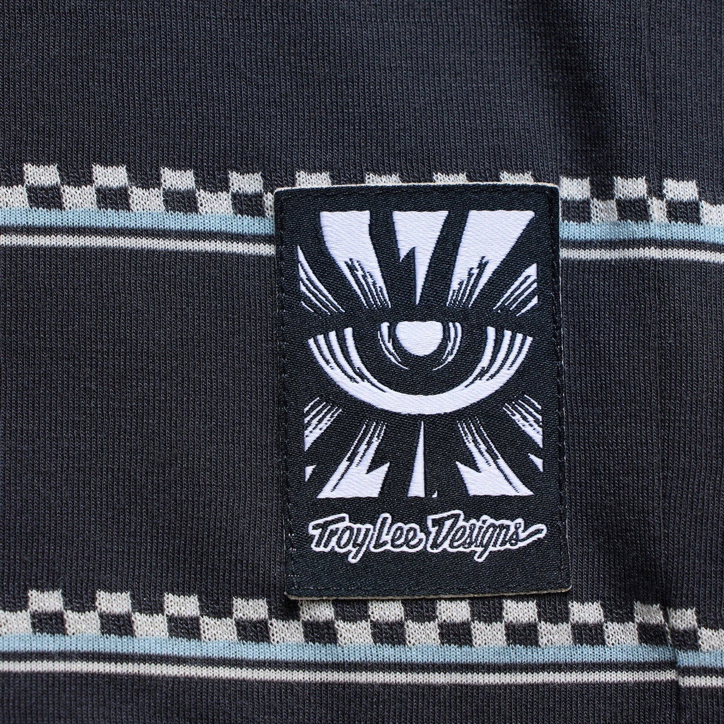 Troy Lee Designs Lilium Short Sleeve Ride Tee - Womens - Checked Out - Carbon