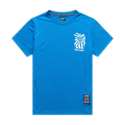 Troy Lee Designs Lilium Short Sleeve Ride Tee - Womens - One Eye - Aero Blue