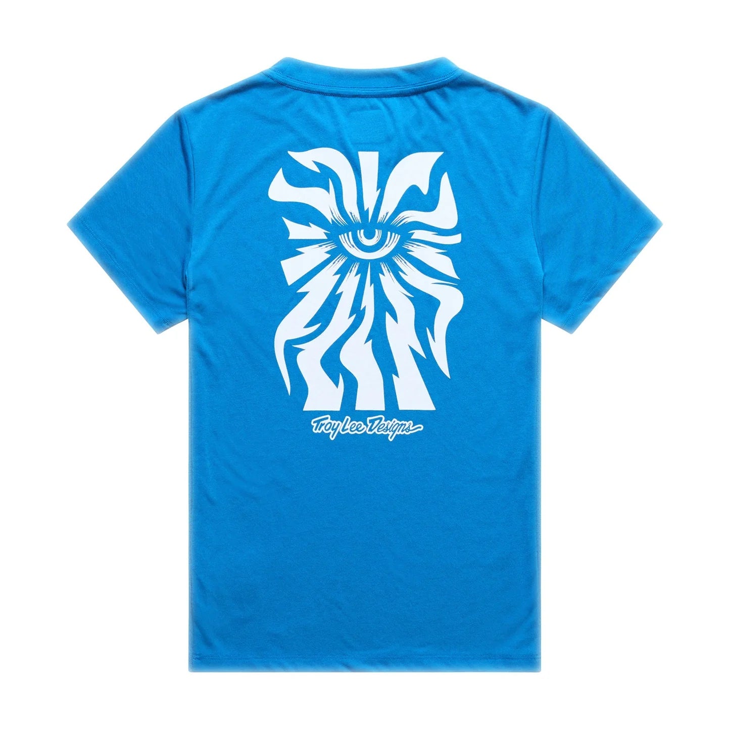 Troy Lee Designs Lilium Short Sleeve Ride Tee - Womens - One Eye - Aero Blue