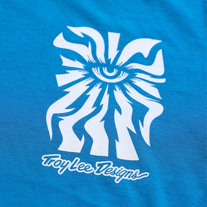 Troy Lee Designs Lilium Short Sleeve Ride Tee - Womens - One Eye - Aero Blue