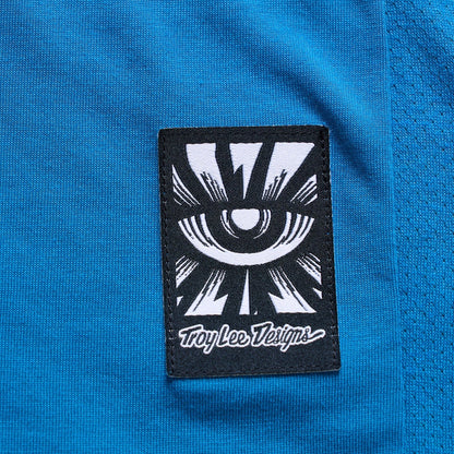 Troy Lee Designs Lilium Short Sleeve Ride Tee - Womens - One Eye - Aero Blue