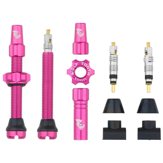 Wolf Tooth Components Tubeless Valve Stems - 44mm - Pink