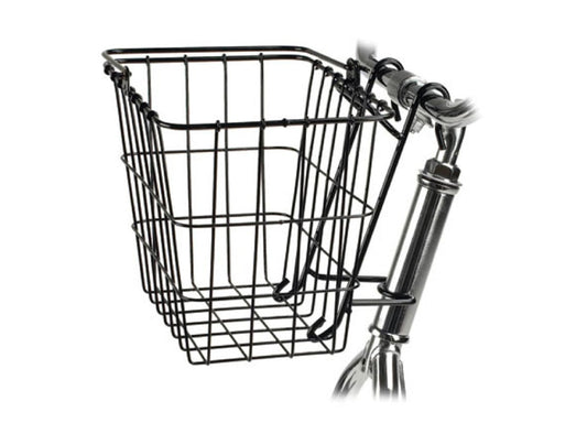 Wald 114 Quick Release Front Basket - Black Black  