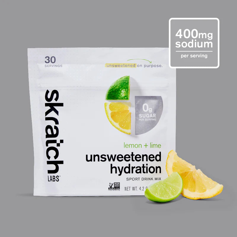 Skratch Labs Unsweetened Sport Hydration Drink Mix - Lemon & Lime