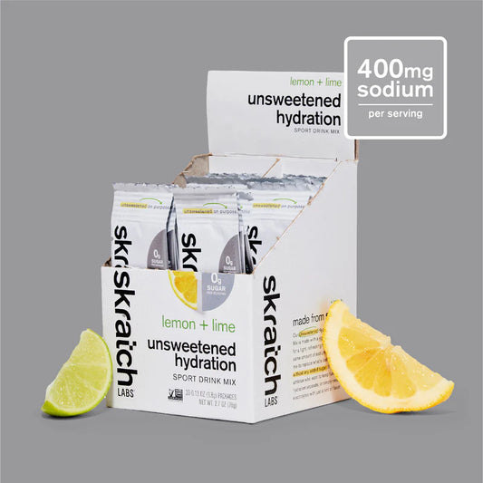 Skratch Labs Unsweetened Sport Hydration Drink Mix - Lemon & Lime