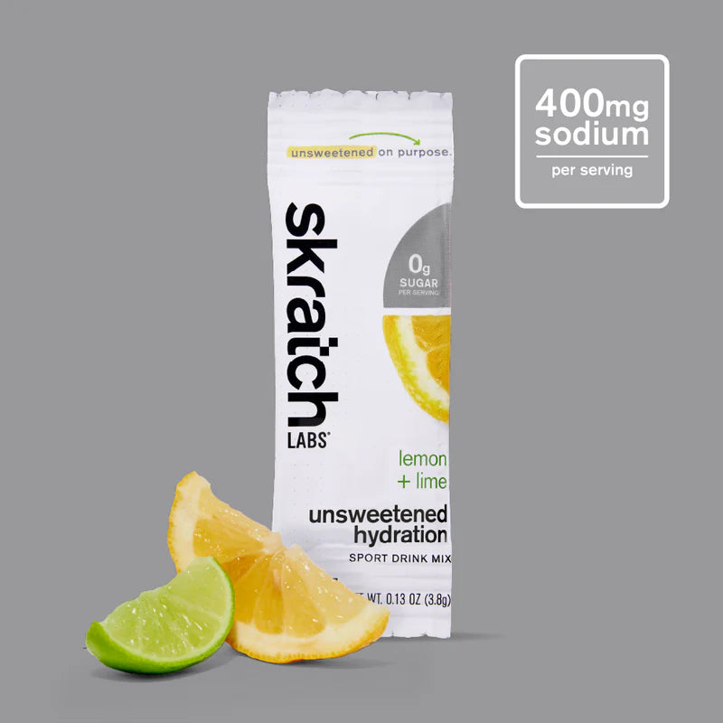 Skratch Labs Unsweetened Sport Hydration Drink Mix - Lemon & Lime