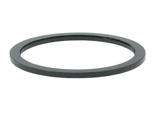 Wheels Manufacturing Aluminum Headset Spacer - 1" x 2mm - Black Black 1" 