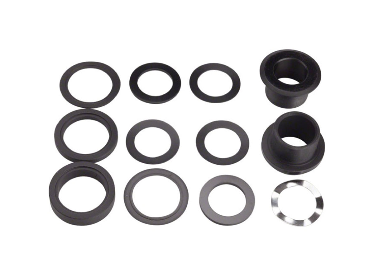 Wheels Manufacturing BB30/PF30 Universal Shimano Crank Adapter Black 24mm Shimano Cranks 