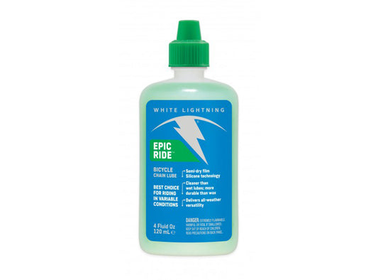 White Lightning Epic Ride Lube Green 4oz 