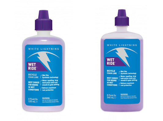 White Lightning Wet Ride Lube Purple 4oz 