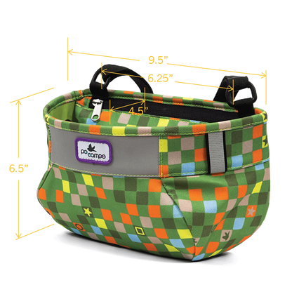 Po Campo Whoosh Bike Basket - Checker