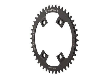 Wolf Tooth Components Drop-Stop Chainring Black 36t 110mm - 4-Bolt