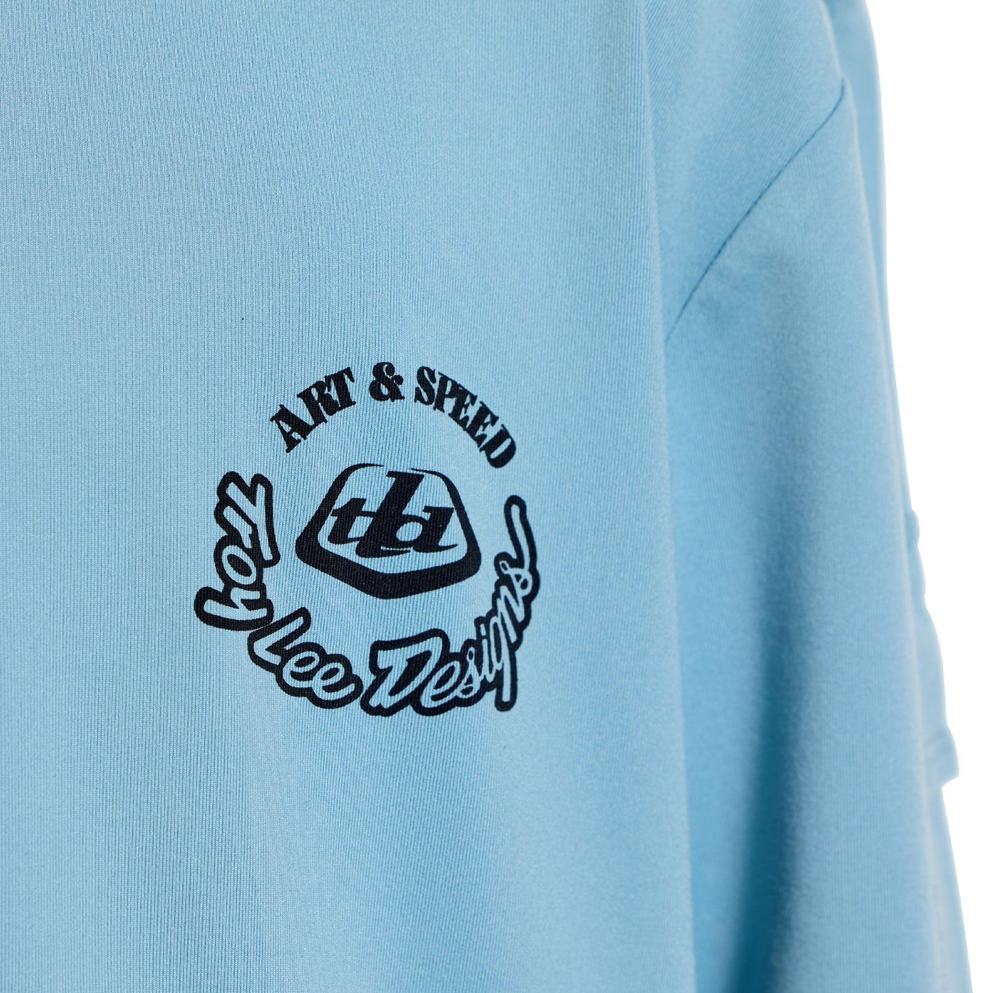 Troy Lee Designs Ruckus Long Sleeve Ride Tee - Youth - Carbs - Dawn Blue
