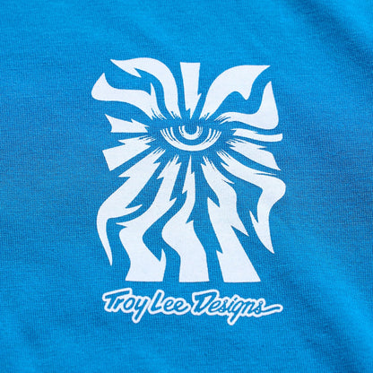 Troy Lee Designs Skyline Short Sleeve Ride Tee - Youth - One Eye - Aero Blue