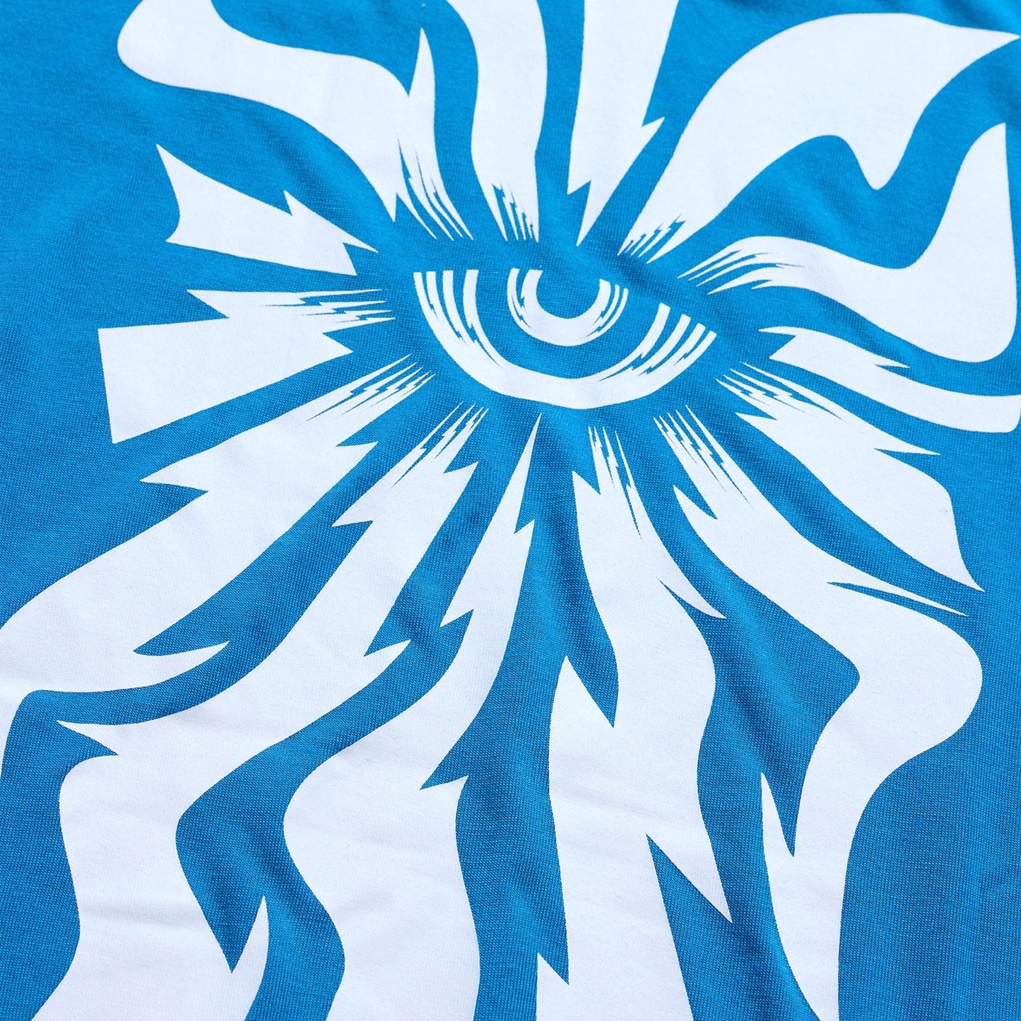 Troy Lee Designs Skyline Short Sleeve Ride Tee - Youth - One Eye - Aero Blue