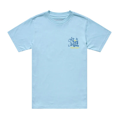 Troy Lee Designs Heritage Short Sleeve Tee - Youth - Dawn Blue