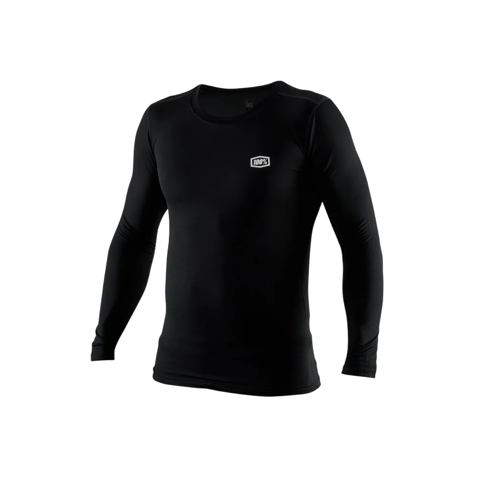 100% Basecamp Long Sleeve Base Layer - Black