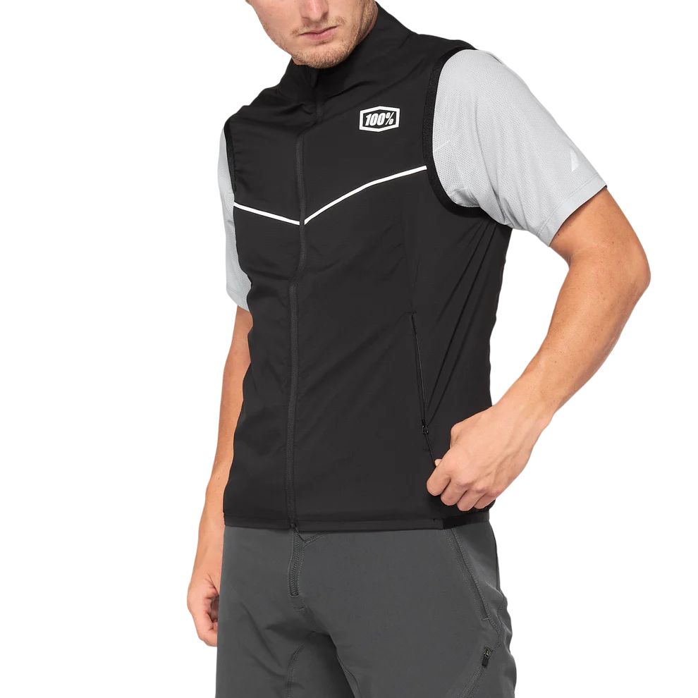100% Corridor Stretch Vest - Black