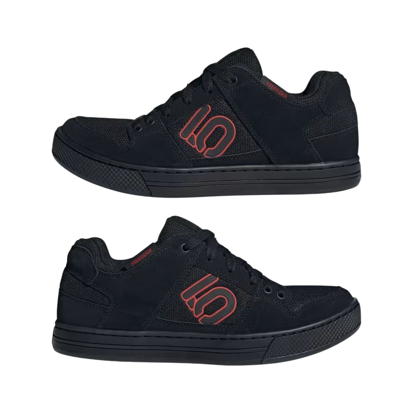 Five Ten Freerider Flat Pedal Shoe - Core Black-Red-Gray Five