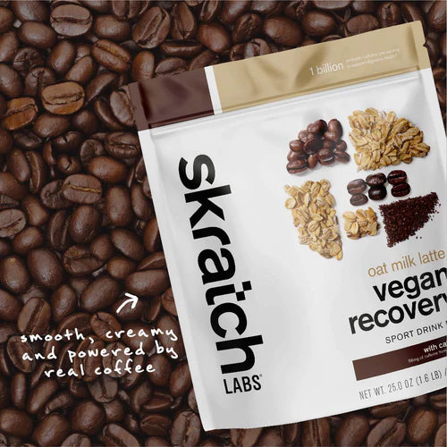 Skratch Labs Sport Recovery Drink Mix - Vegan Oat Milk Latte