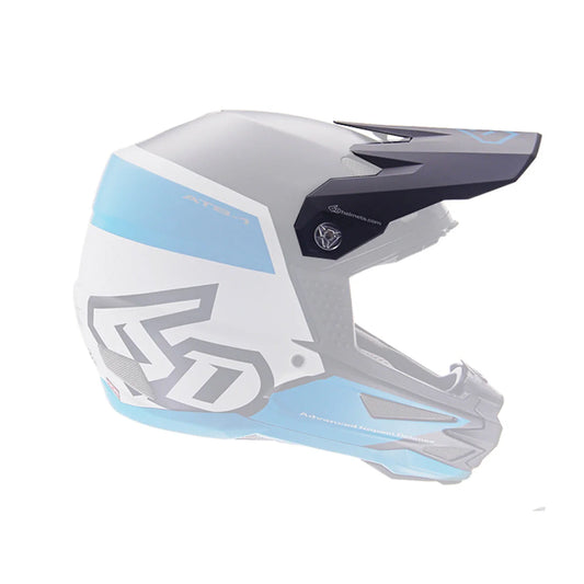 6D Helmets ATB-1 Replacement Visor - Flight - Red