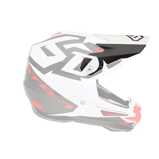 6D Helmets ATB-1 Replacement Visor - Switch - Red-White