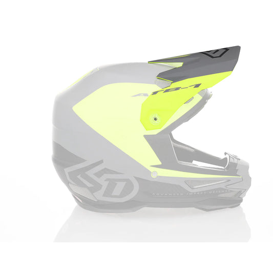 6D Helmets ATB-1 Replacement Visor - Quest - Neon Yellow