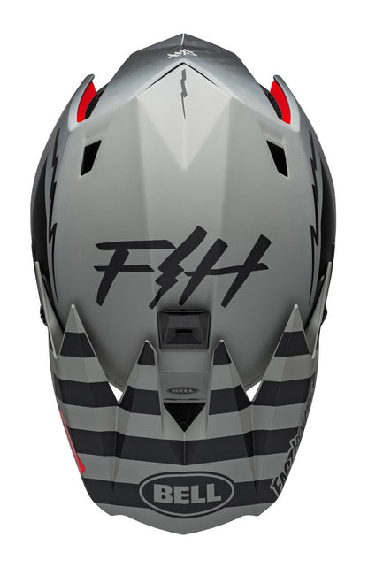 Bell Full-10 Spherical Full Face Helmet - Fasthouse - Matt Gray-Black