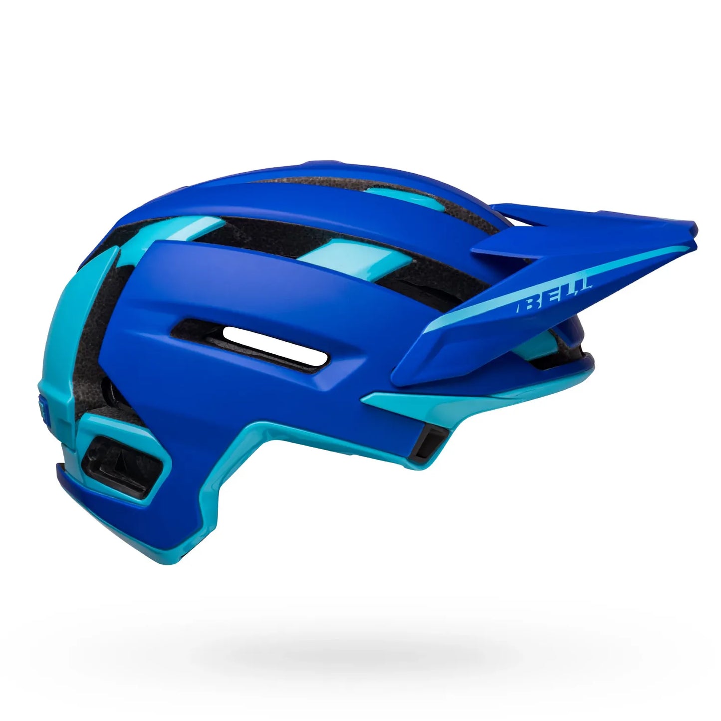Bell Super Air Spherical MTB Helmet - Matt Gloss Blues