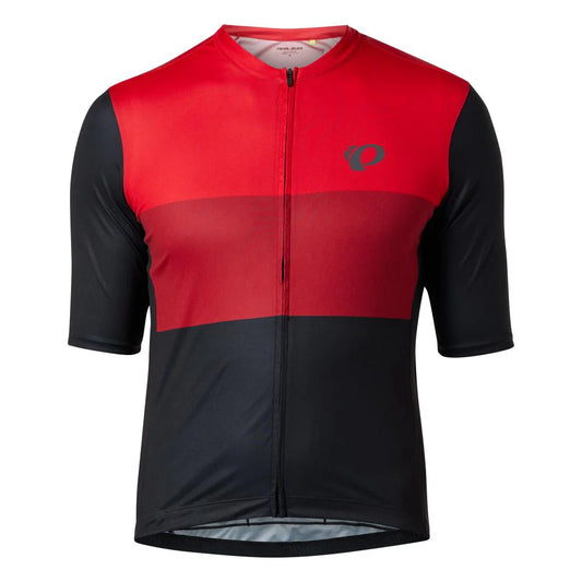 Pearl Izumi Attack Short Sleeve Road Jersey - Red Dahlia Tri Color