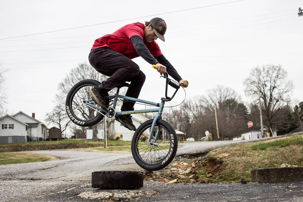 Eastern Wolfdog 20" BMX - Slate Blue-Yellow