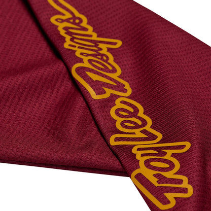 Troy Lee Designs Ruckus 3/4 Sleeve MTB Jersey - Spun - Oxblood